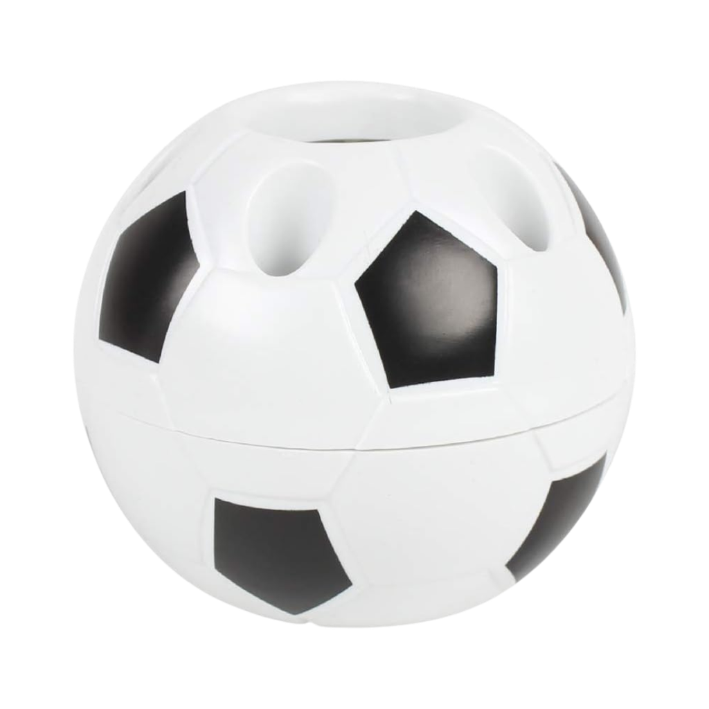 Organizador, plástico, blanco,0.5*9.5 cm, diseño pelota para lapiceros