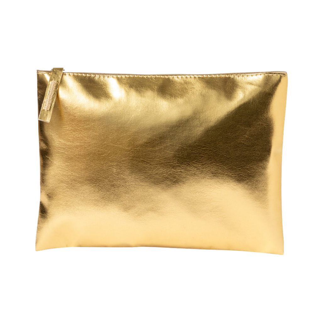 Neceser, 21 x 15 x cm, Dorado