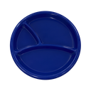 Boquitero con divisiones redondo, plastico, 2 cm, Azul