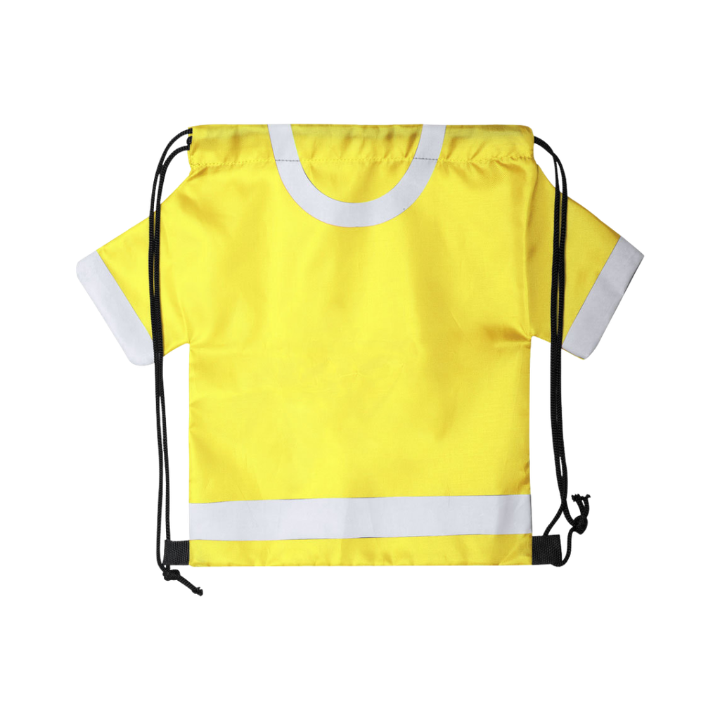 Mochila en forma de camiseta,  Poliéster 210D, 56 x 42 x cm, Amarillo