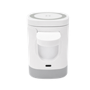 Cargador inalámbrico magnético 3 en 1 de 15W,  ABS reciclado, 6.4 x 9 x 6.4 cm, Blanco