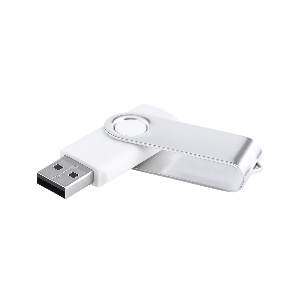 Memoria Usb 16Gb, 2 x 5.8 x 1 cm, Blanco