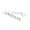 Clip, Plástico, Blanco, 14 cm, para bolsa 26 cm abierto
