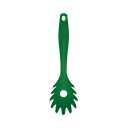 Cuchara, para pasta, Plástico, Verde, 30 cm, kitchen Jum