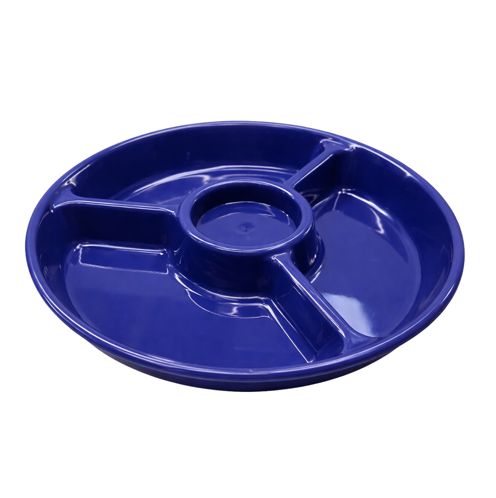 Botanero, Plástico, Azul, 24 cm, Centro para Dip