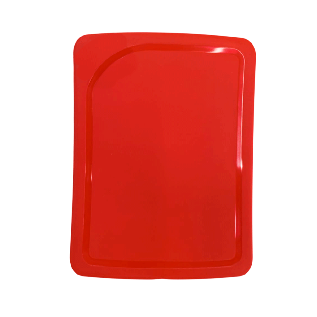 Tabla para picar, Plástico, Rojo, 20*15 cm, Rectangular
