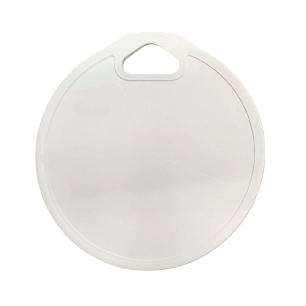 Tabla para picar, Plástico, Blanco, 18 cm, Redondo