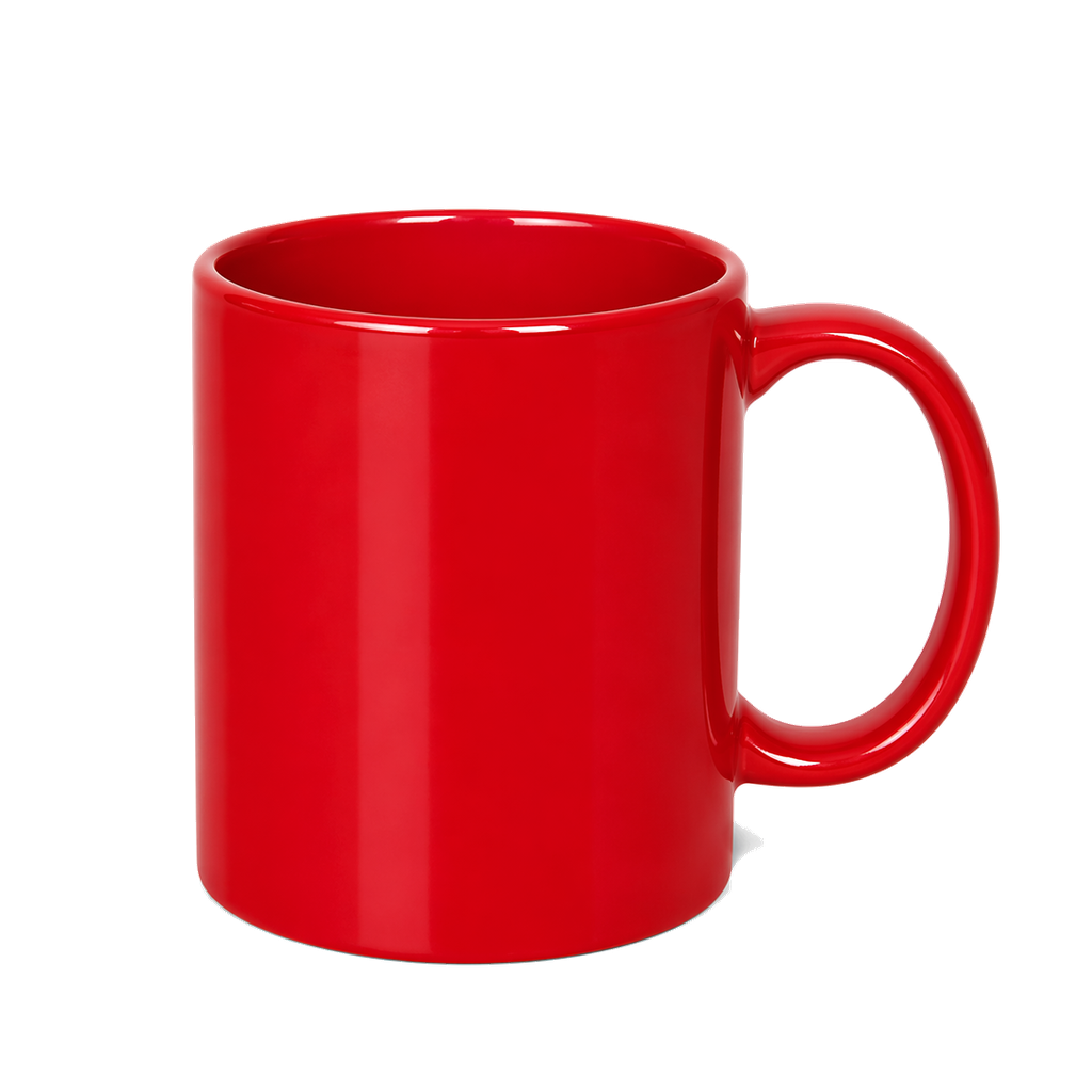 Pocillo LC, Ceramica, Rojo  11 Oz