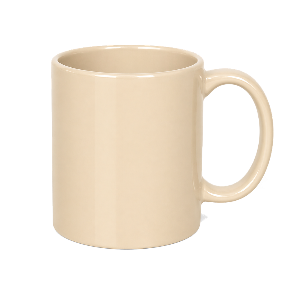 Pocillo LC, Ceramica, Beige 11 Oz