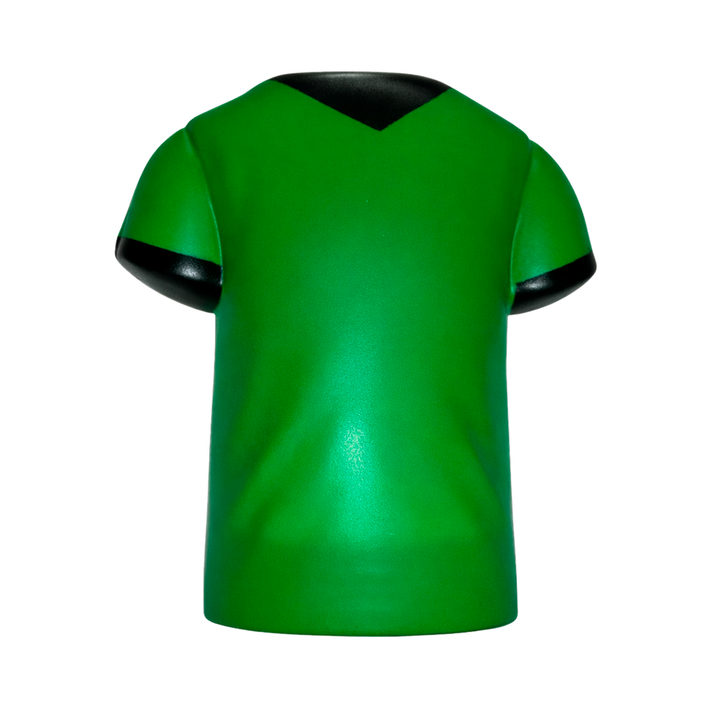 Antiestrés, PU, Verde, 10*8.3*4.5cm, forma de camiseta deportiva