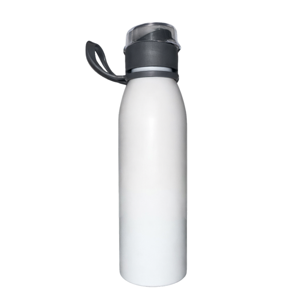 PACHÓN, ALUMINIO, BLANCO MATE, 620 ML ml, Handy rosca gris tapa transparente