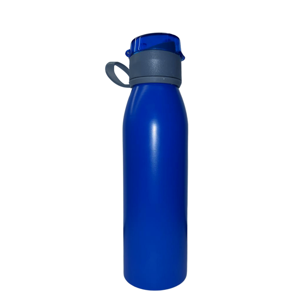 PACHÓN, ALUMINIO, AZUL MATE, 620 ML ml, Handy rosca gris tapa azul