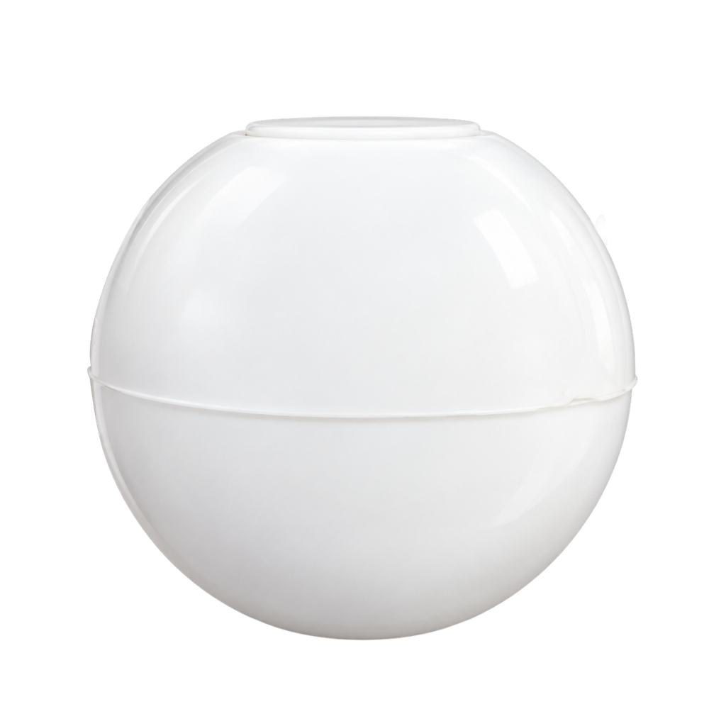 Spinner plástico blanco 5 cm forma de pelota