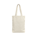 Bolsa algodón natural 35*40*10 cm Cotton con poliester, agarrador de 60 cm