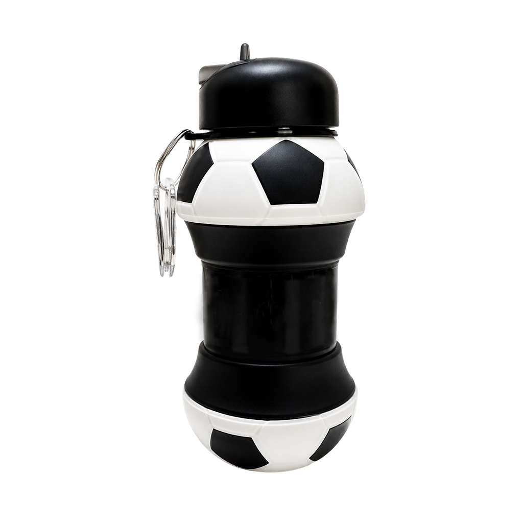 PACHÓN, SILICÓN, NEGRO, 550 ml, expandible 8.7*11.5cm con diseño de pelota