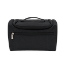 NECESER, POLIESTER, NEGRO, 22*17.5*7 cm, PLEGABLE DE VIAJE CON COMPARTIMENTOS