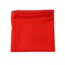 MUÑEQUERA, MICROFIBRA, ROJO, 10*9 cm, CON BOLSILLO DE CIERRE DE CREMALLERA