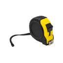 CINTA METRICA, ABS / METAL, AMARILLO CON NEGRO, 7 x 7 x 3.5 cm, DE 5 METROS CON CUCHILLA METÁLICA Y MECANISMO DE BLOQUEO
