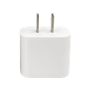 ADAPTADOR, PLÁSTICO, BLANCO, PARA CARGA CON ENTRADA C Y USB