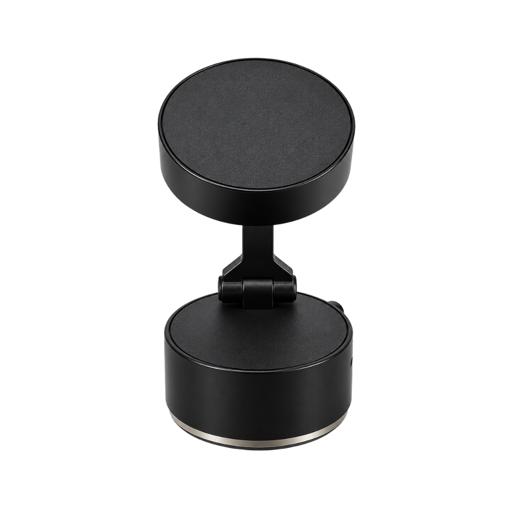 SOPORTE MAGNETICO, ABS, NEGRO, 6*4.7 cm, PARA MÓVIL CON VENTOSA
