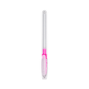 lapiceros, plástico, fucsia, 12.5 centimetros, nevado con tapon