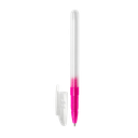 lapiceros, plástico, fucsia, 12.5 centimetros, nevado con tapon