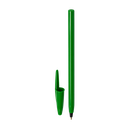 lapiceros, plástico, verde, 14.5 centimetros, alfa con cuerpo de color solido