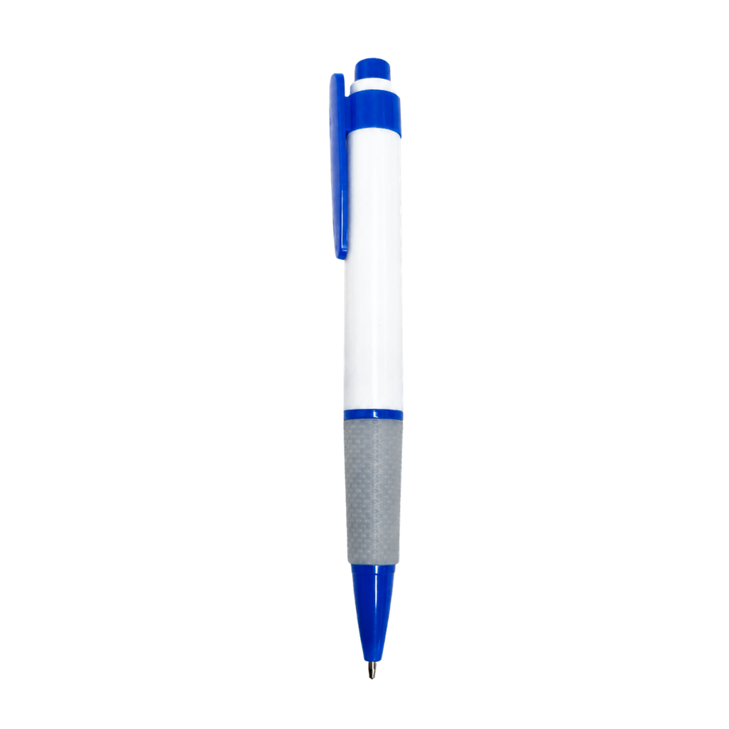 lapiceros, plástico, celeste (baby blue), 13.4 centimetros, brumos con goma antideslizante