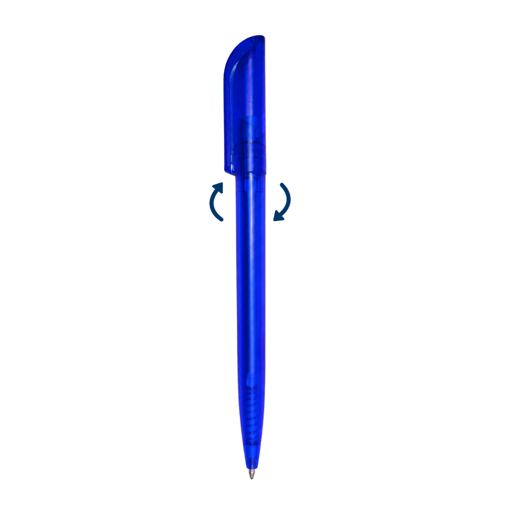 lapiceros, plástico, azul reflex, 13 centimetros, frost