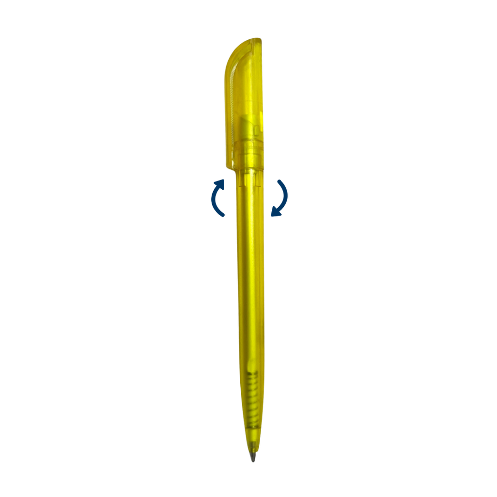 lapiceros, plástico, amarillo, 13 centimetros, frost