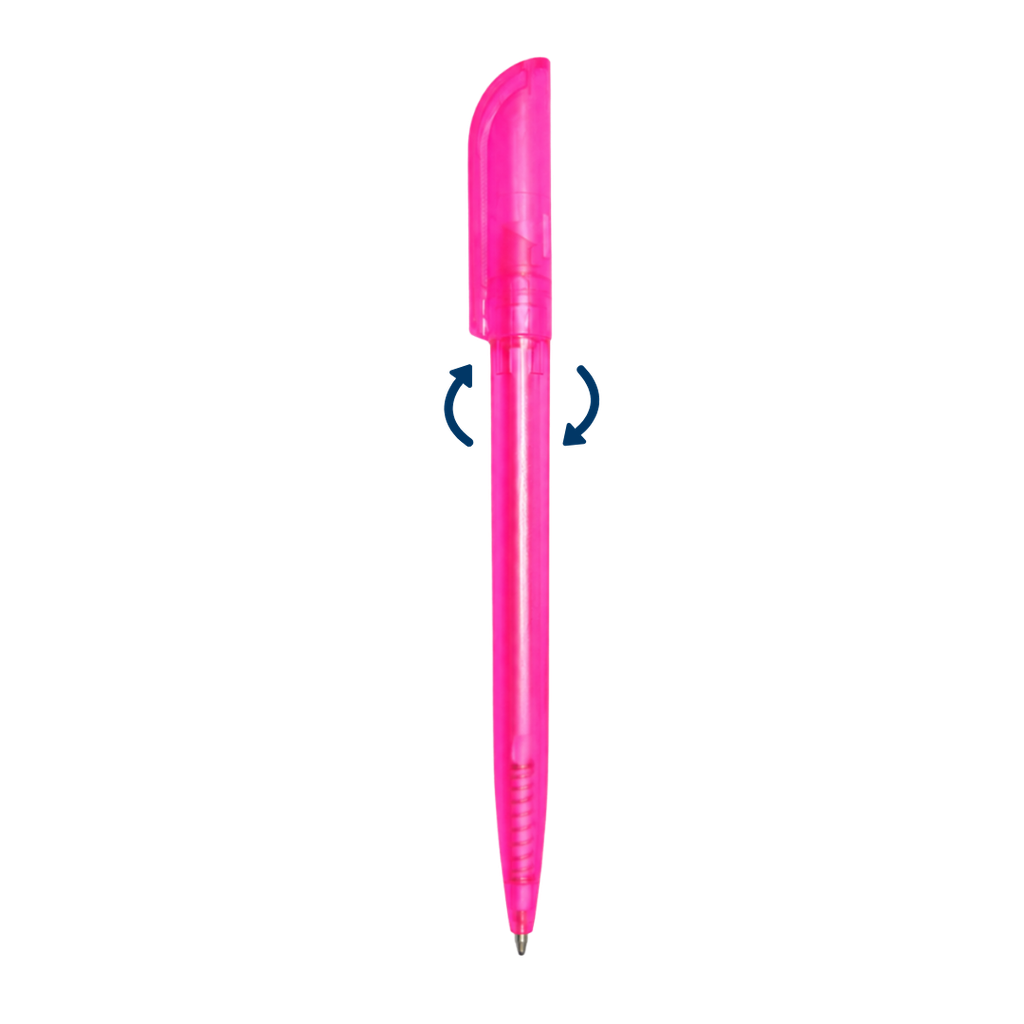 lapiceros, plástico, rosado, 13 centimetros, frost
