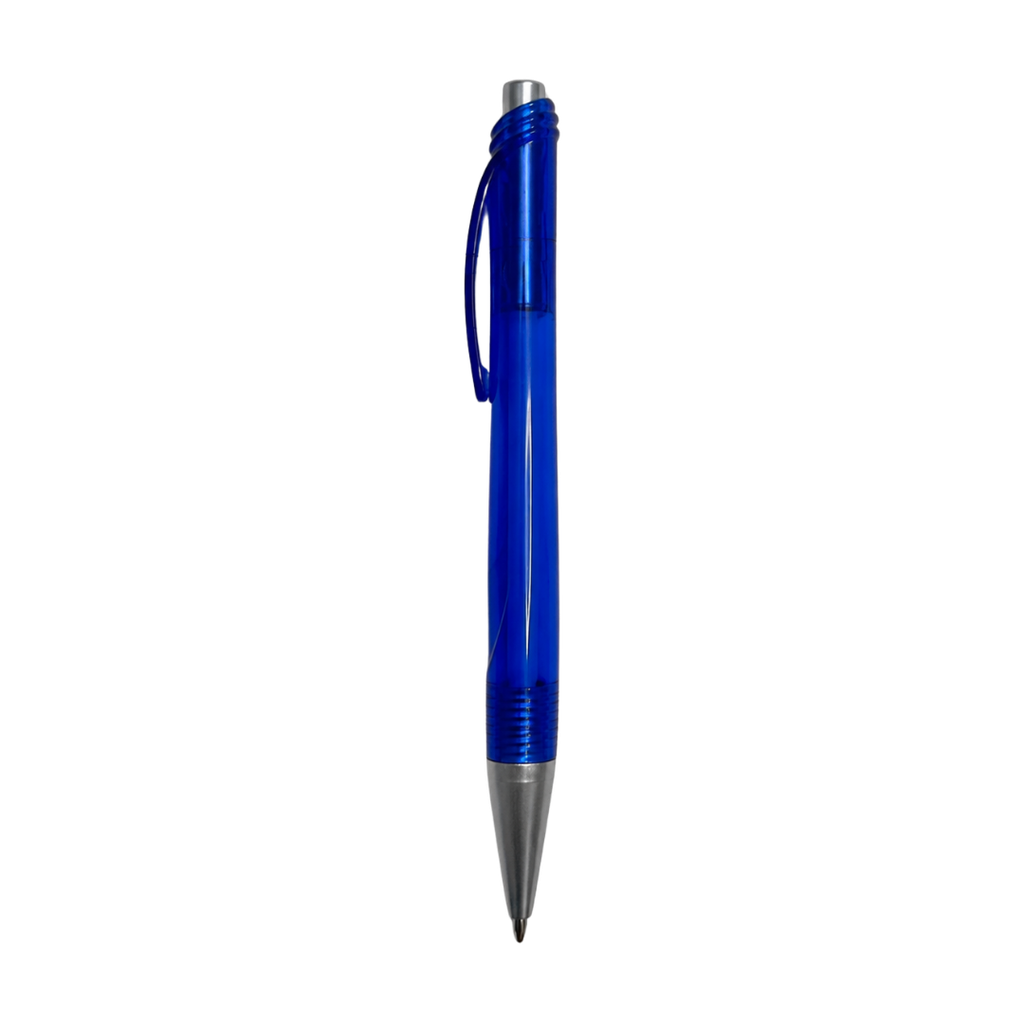 lapiceros, plástico, azul reflex, 14 centimetros, cristal,