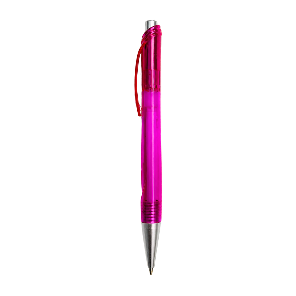 lapiceros, plástico, fucsia, 14 centimetros, cristal,