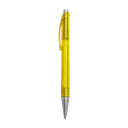 lapiceros, plástico, amarillo, 14 centimetros, cristal,