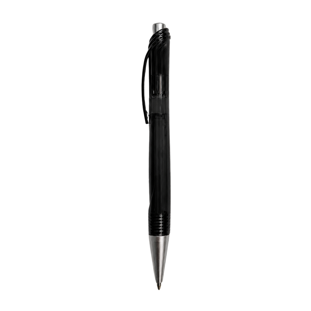 lapiceros, plástico, negro, 14 centimetros, cristal,