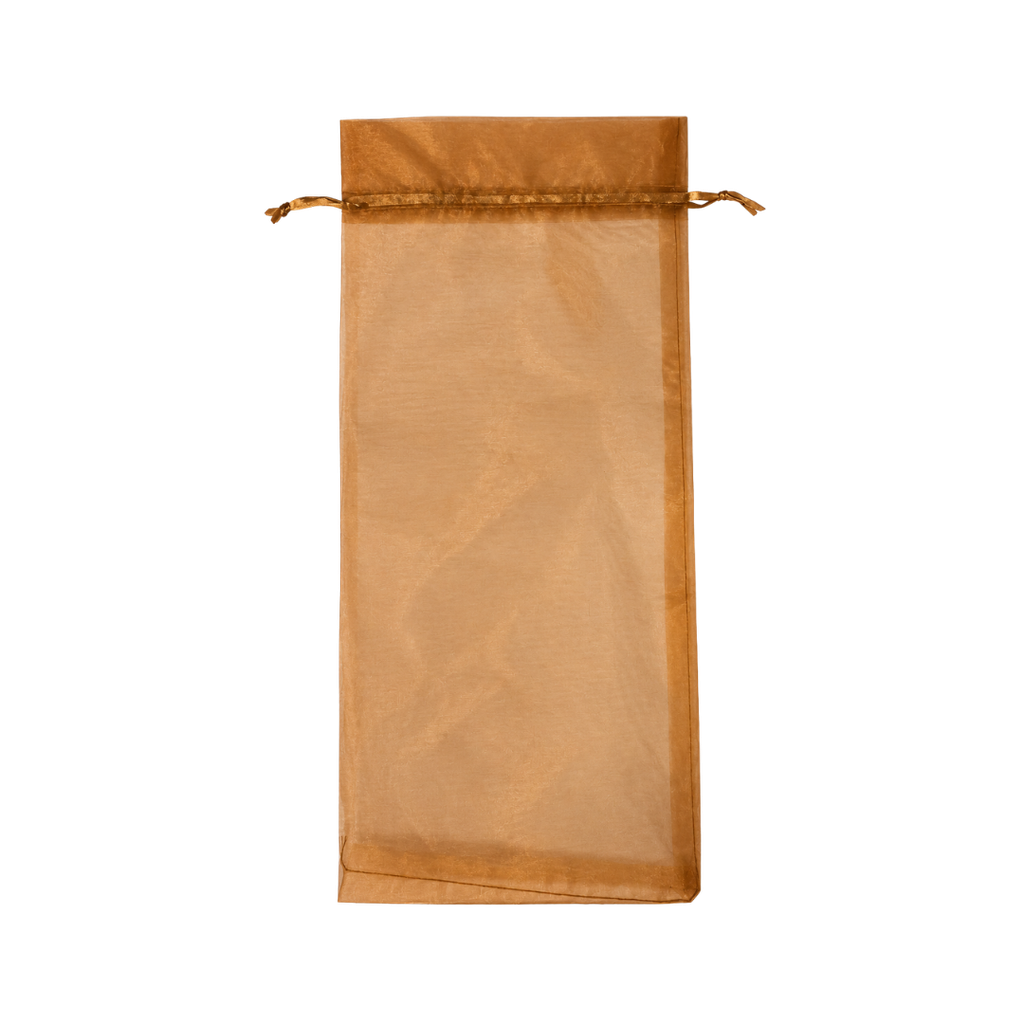 bolsa organza cafe