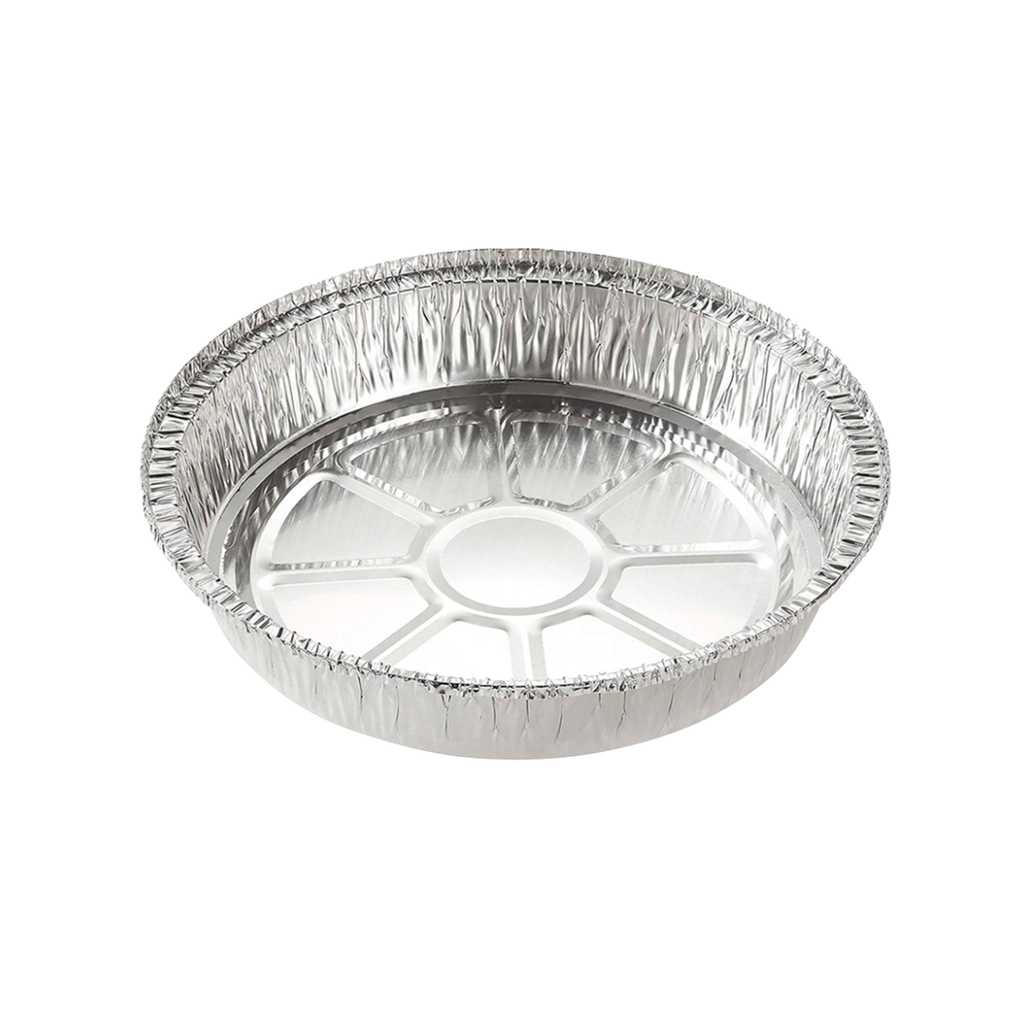 recipiente, aluminio, plateado, 18.5*45 centimetros, redondo con tapa