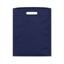 bolsa, tela ecológica, azul marino, 37*32*8.5 centimetros, sobre sellada