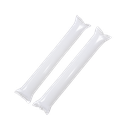 set de 2 pcs aplaudidor, inflable plastico, blanco, 8 mic 60*10 , cm