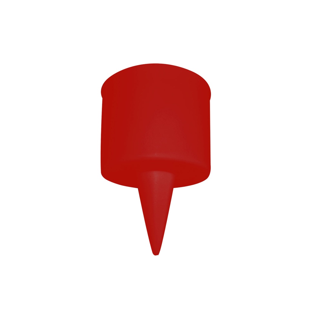 posa vasos, plástico, rojo,  nd, para poner en la arena