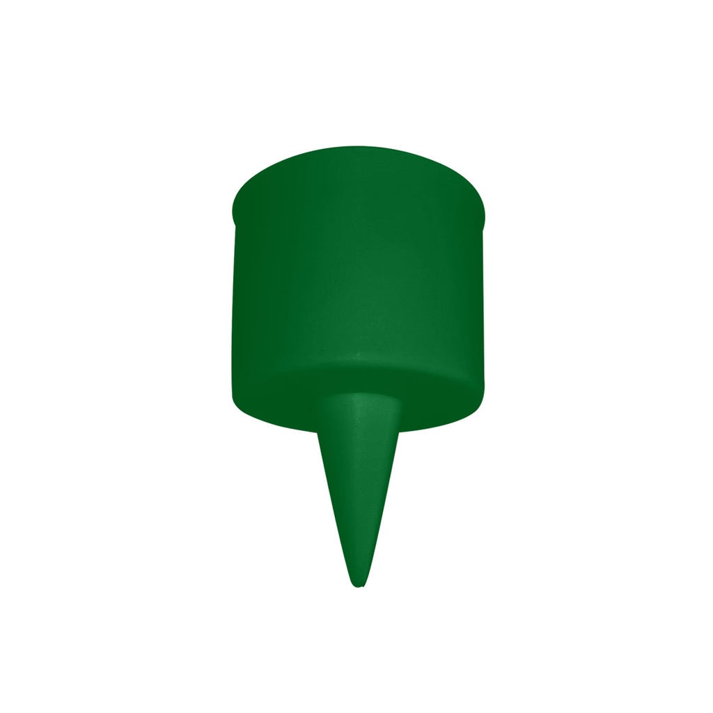 posa vasos, plástico, verde,  nd, para poner en la arena
