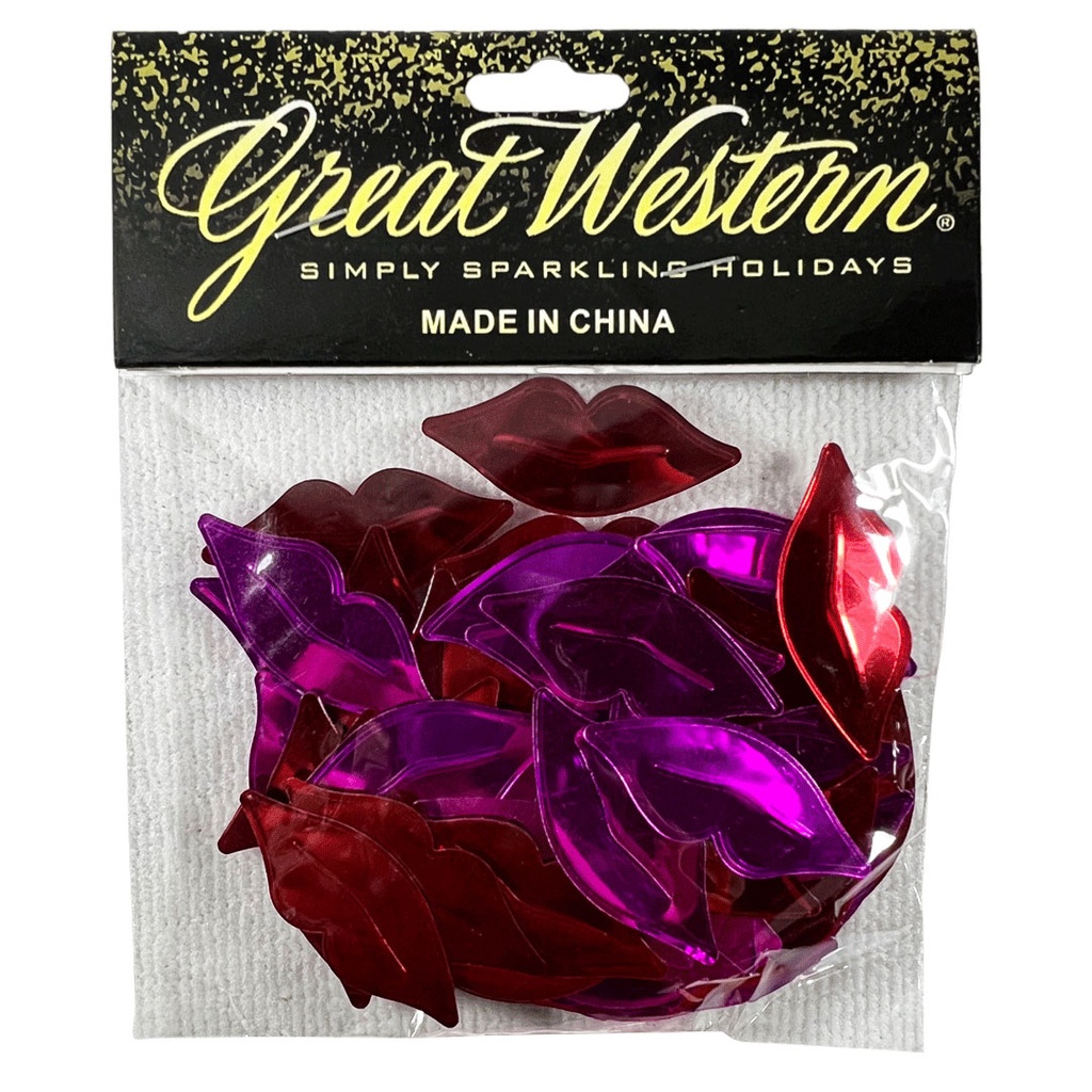 confeti forma de labios