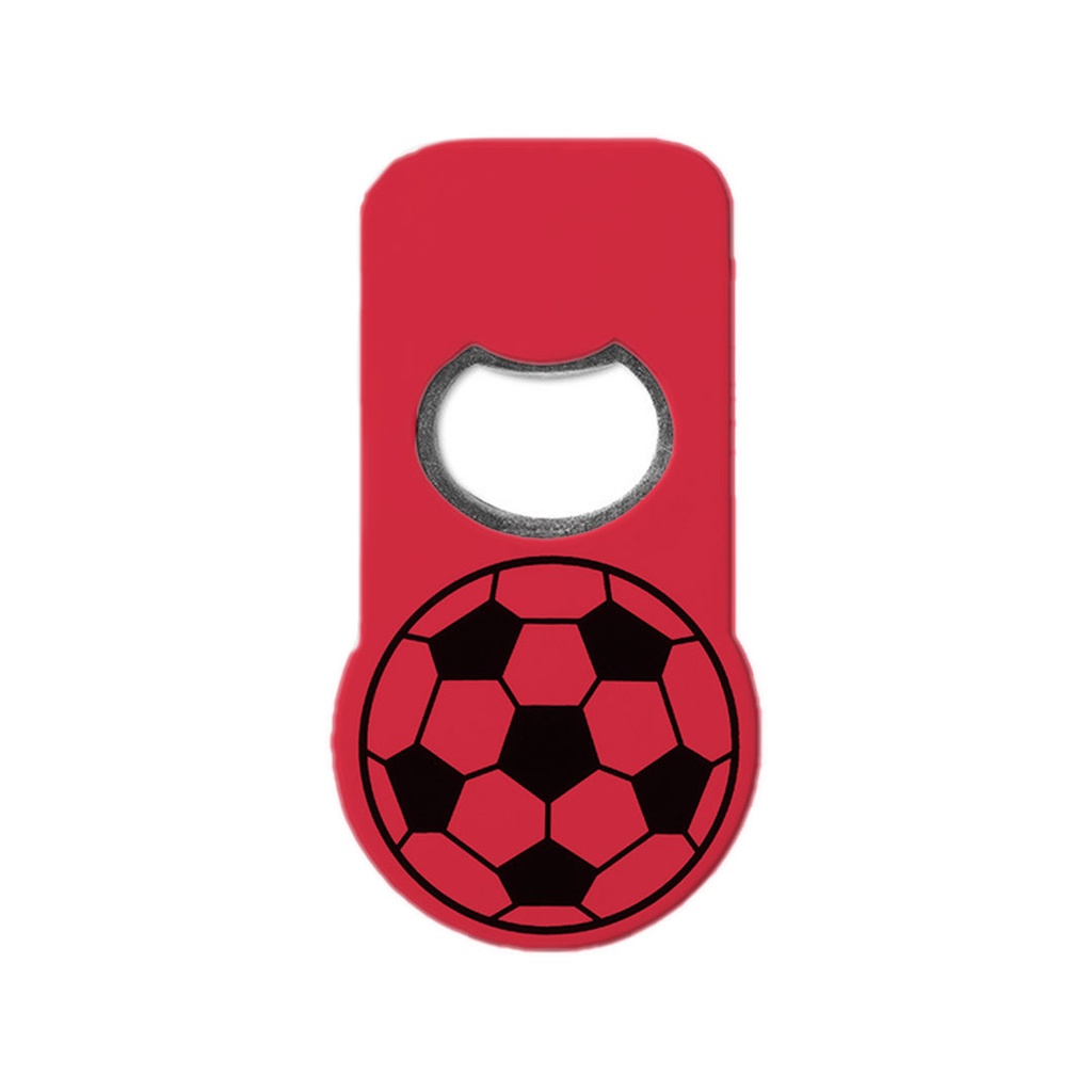 destapador, plástico, rojo, 5*9.8 centimetros, diseño pelota