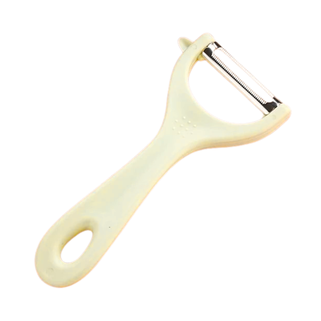 pelador, plástico, beige,  ,