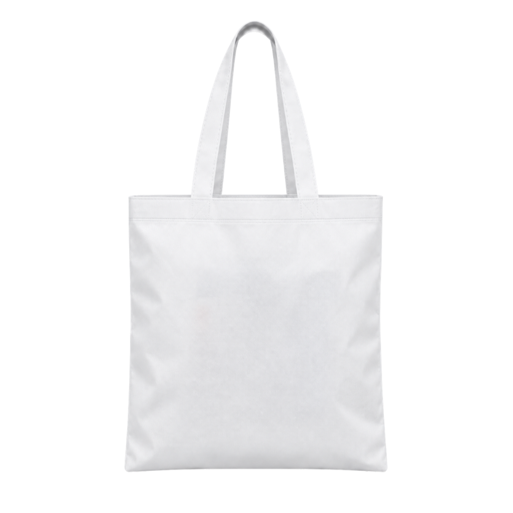 bolsa, tela ecológica, blanco, 80 gsm 40*35 centimetros, plana sin fuelle cosida