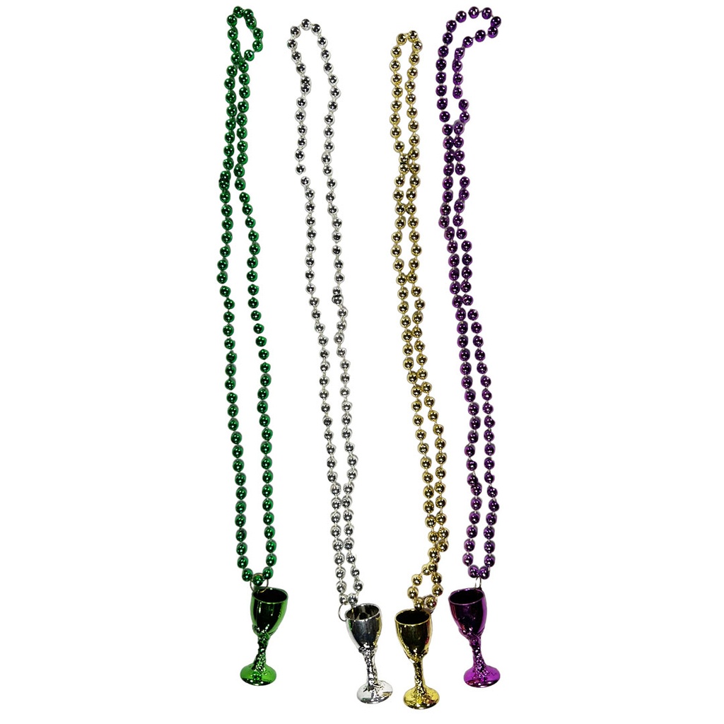 collar fiestero con copas