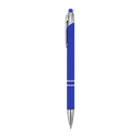 lapiceros, aluminio, azul reflex, 14.5 cm, Lyra con recubrimiento de caucho y touch