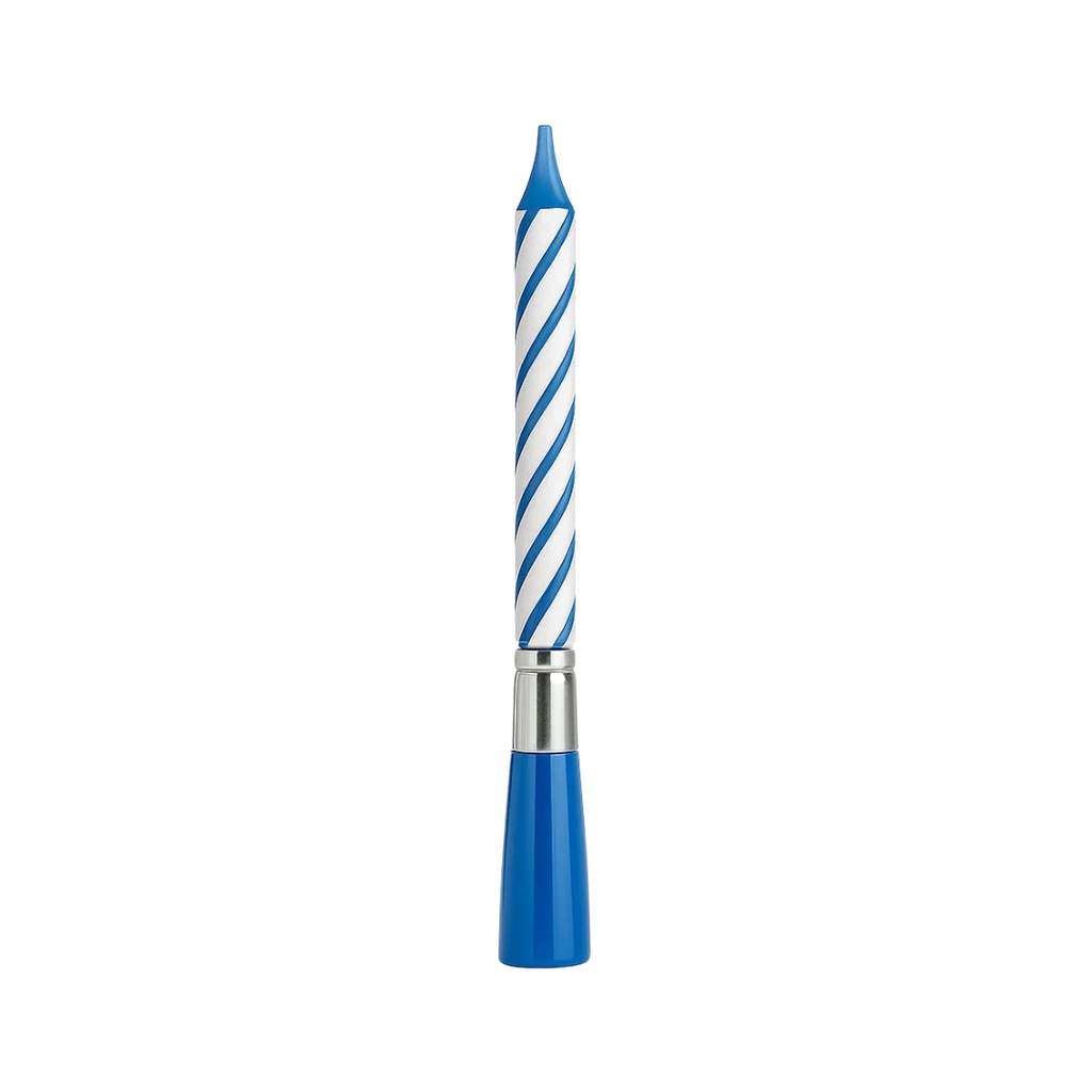 vela cantarina, , azul, 5.5*14.5 centimetros, ,