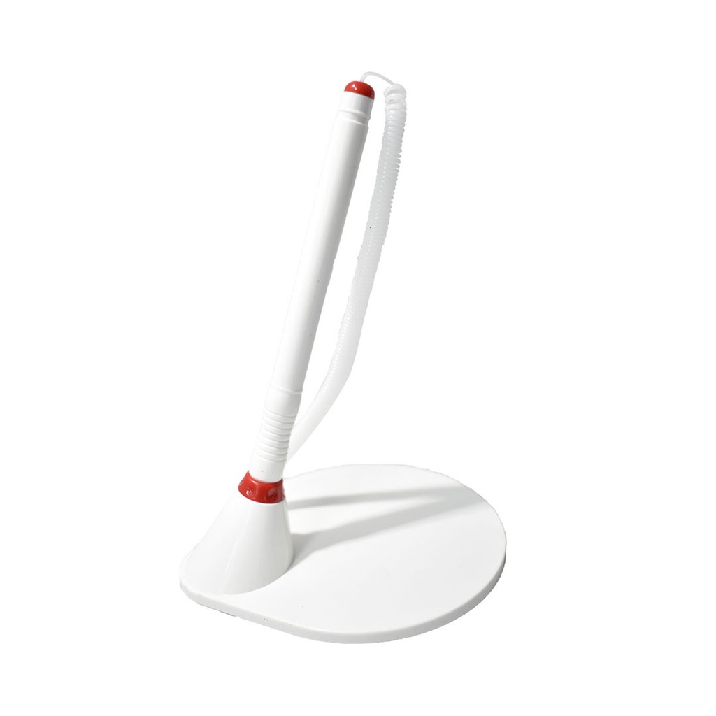 lapiceros, plástico, rojo,  nd, moon con base plana