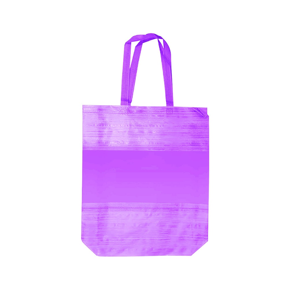 bolsa, tela ecológica, lila, 42*10*38 centimetros, con diseño